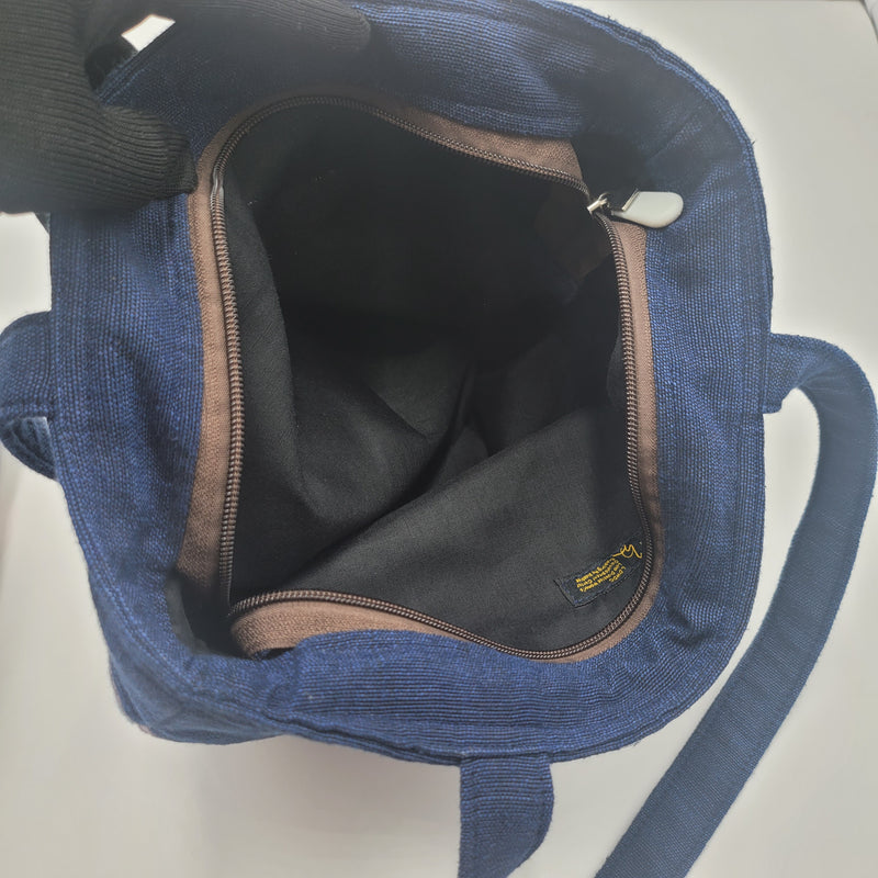 バック(紺) 象柄