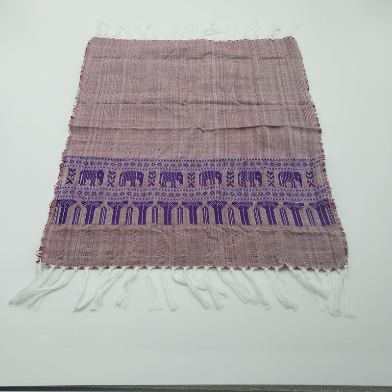 ラオス伝統柄 大判ハンカチ5点セット