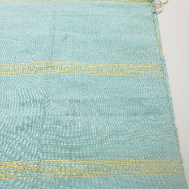 スカーフ (水色/黄色)