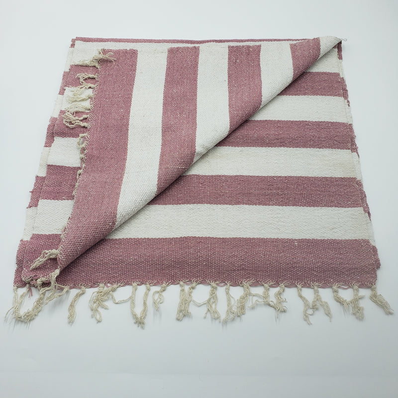 スカーフ ボーダー (赤/白)