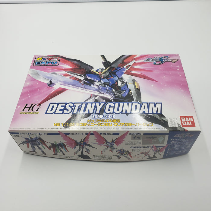 HG Destiny Gundam Gunpla Expo Limited / ガンプラEXPO限定 HG ディステニーガンダム クリアカラー