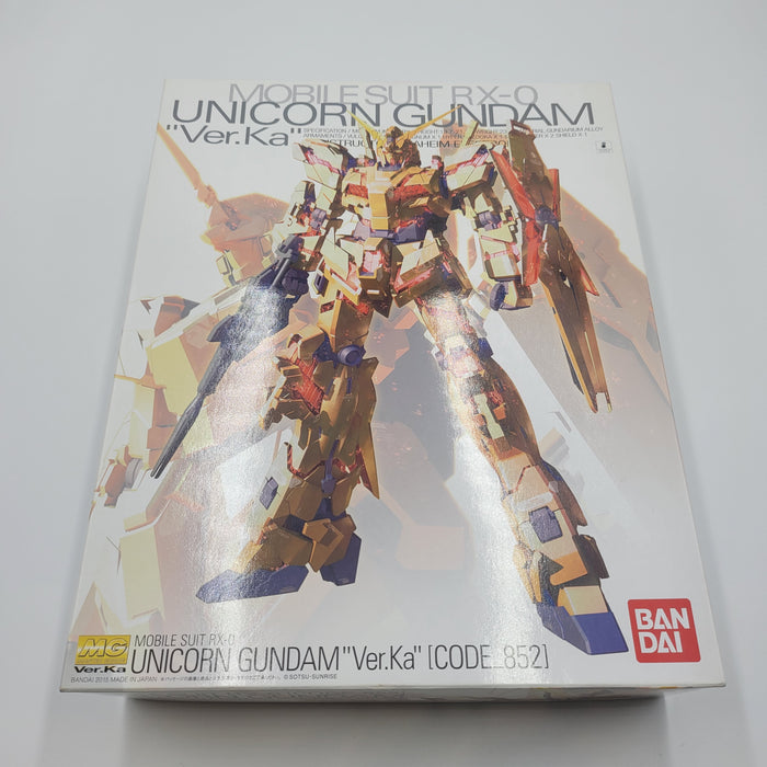 MG ユニコーンガンダム フルサイコフレーム実装型試作モビルスーツ / Unicorn Gundam code 852
