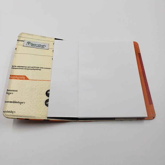 Book cover or notebook cover orange (AP01104)