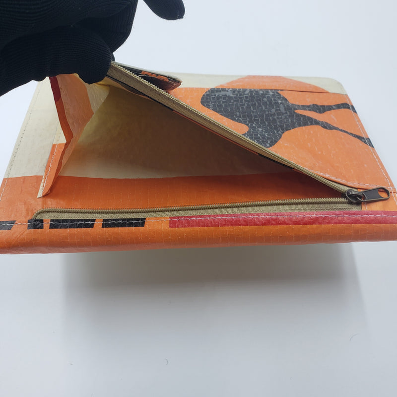 ブックカバー或手帳カバー橙(AP01104)