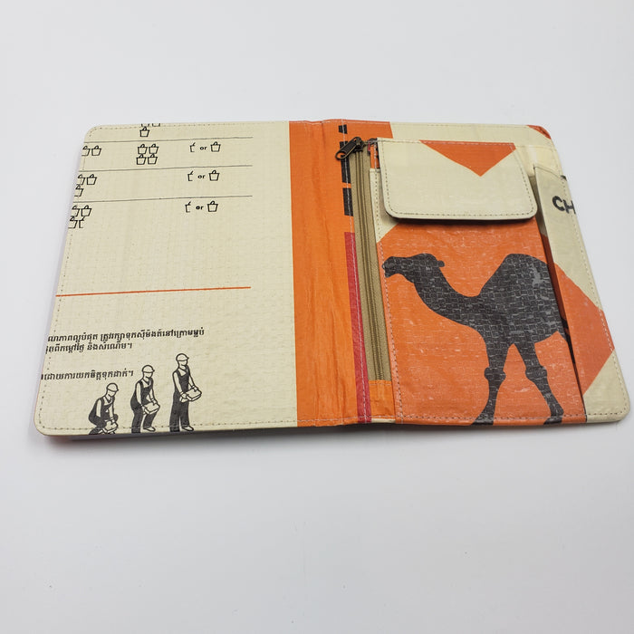 Book cover or notebook cover orange (AP01104)