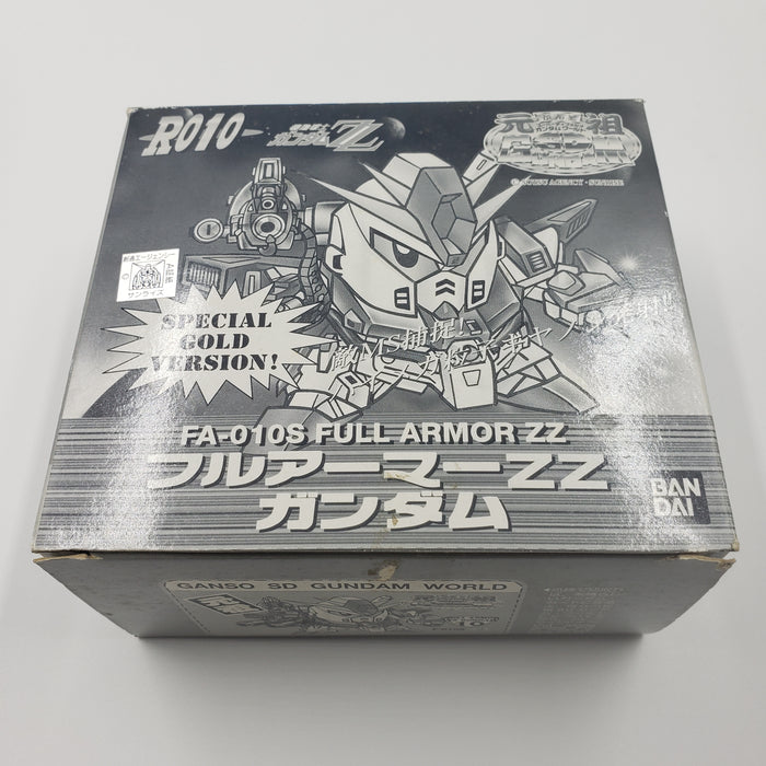 Ganso SD Gundam Overseas Edition No: R010 Full Armor ZZ (Double Zeta) Gundam Special Gold Ver.