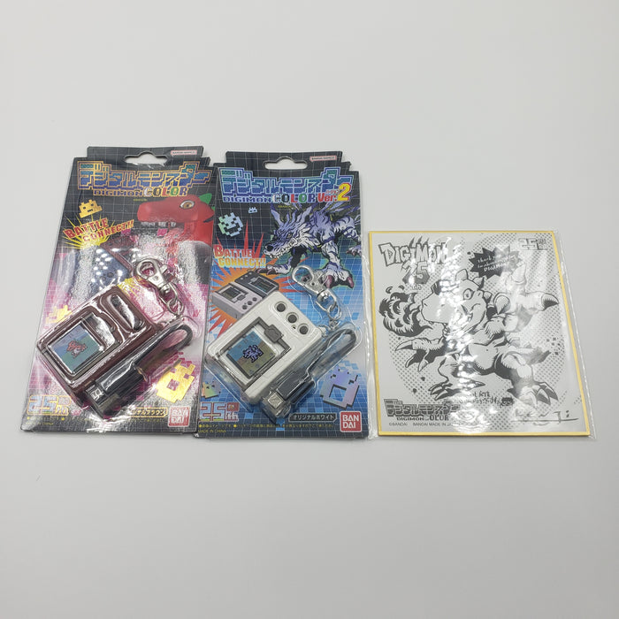 Bandai Digital Monster COLOR（原装棕色）&amp;（Ver.2 原装白色）&amp;彩色原装纸