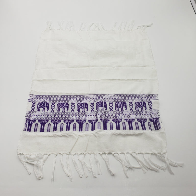 ラオス伝統柄 大判ハンカチ5点セット